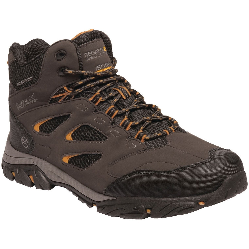 Regatta Mens Holocombe IEP Mid Isotex Waterproof Fabric Walking Boots UK Size 6 (EU 39)
