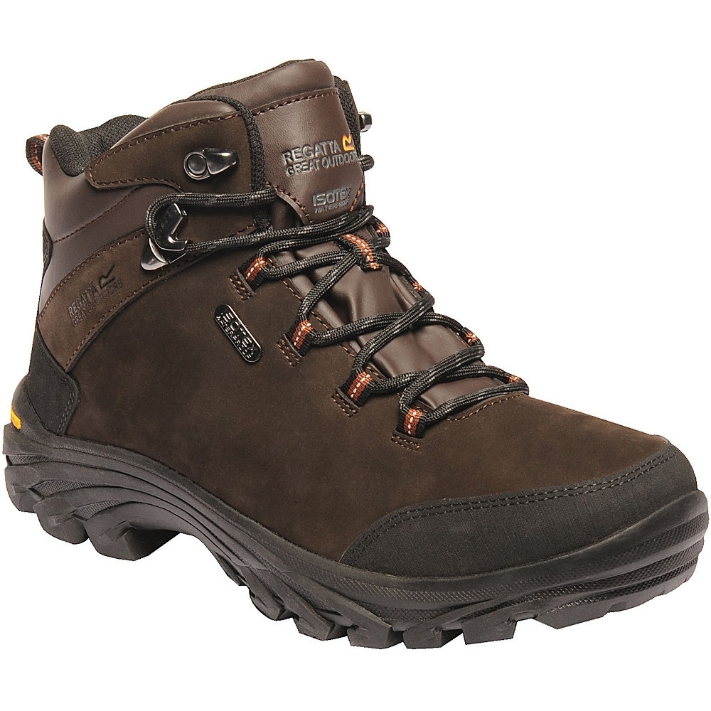 Regatta Mens Burrell Leather Isotex Waterproof Leather Walking Boots UK Size 9 (EU 43)