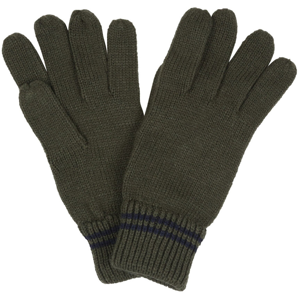 Product image of Regatta Mens Balton III Acrylic Ribbed Winter Gloves Small