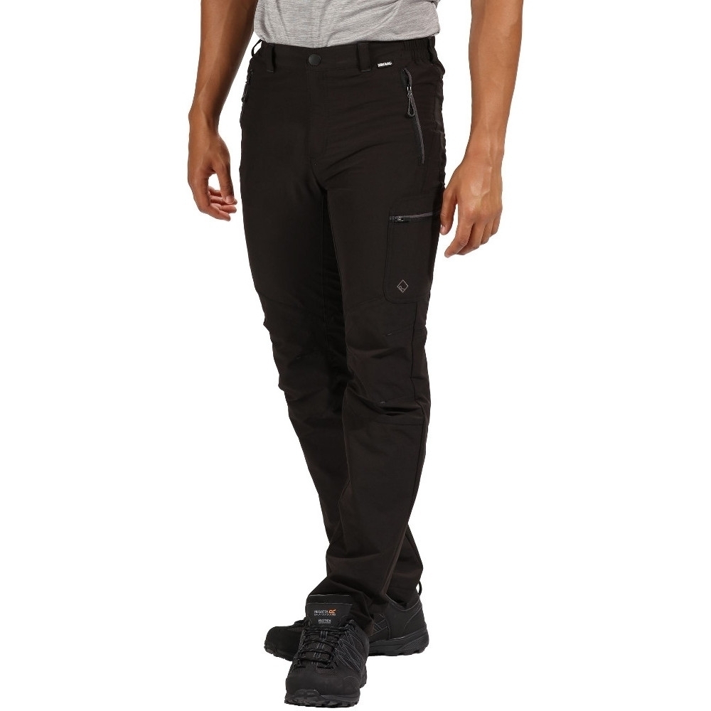 Regatta Mens Highton Water Repellent Walking Trousers 33R - Waist 33’ (84cm), Inside Leg 32’