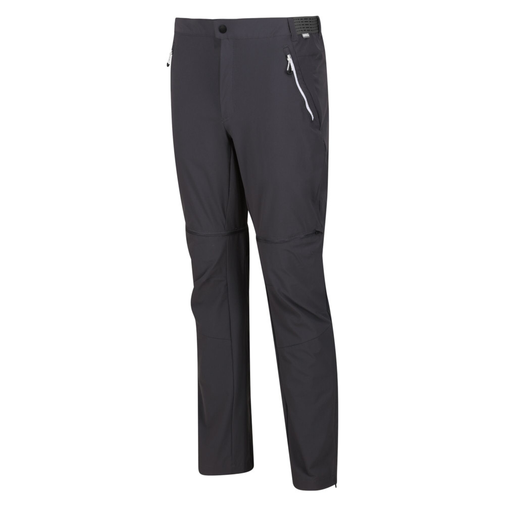 Regatta Mens Mountain Zip Off Stretchy Walking Trousers 30S - Waist 30’ (76cm), Inside Leg 30’