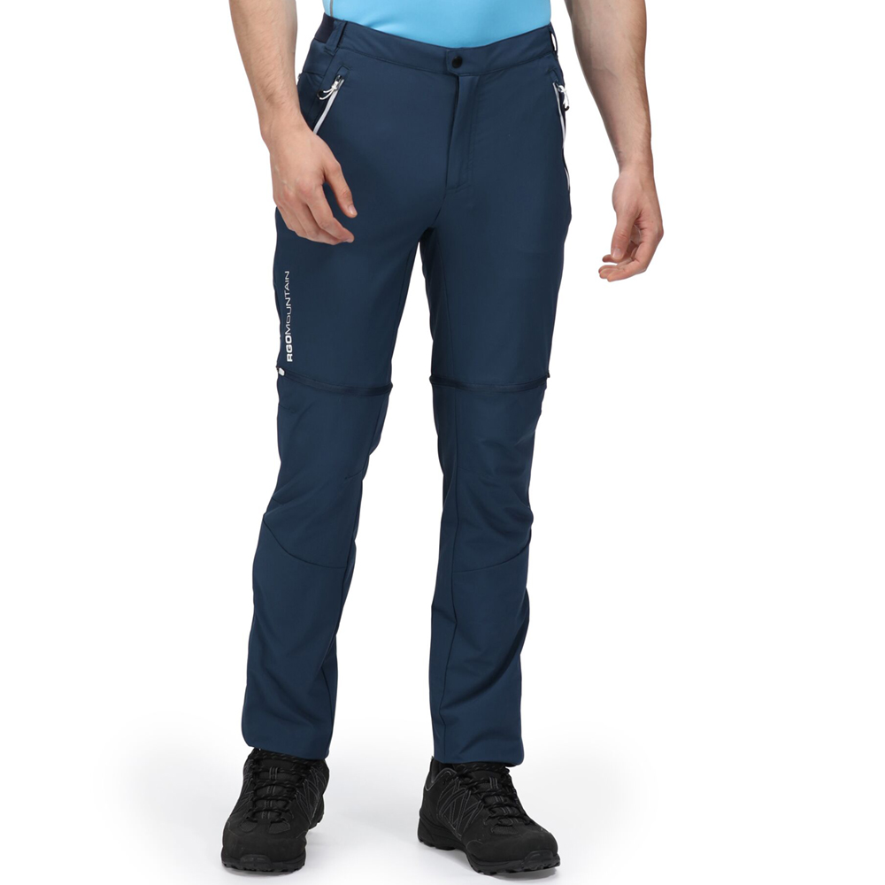 Regatta Mens Mountain Zip Off Stretchy Walking Trousers 36S - Waist 36’ (91.5cm), Inside Leg 30’