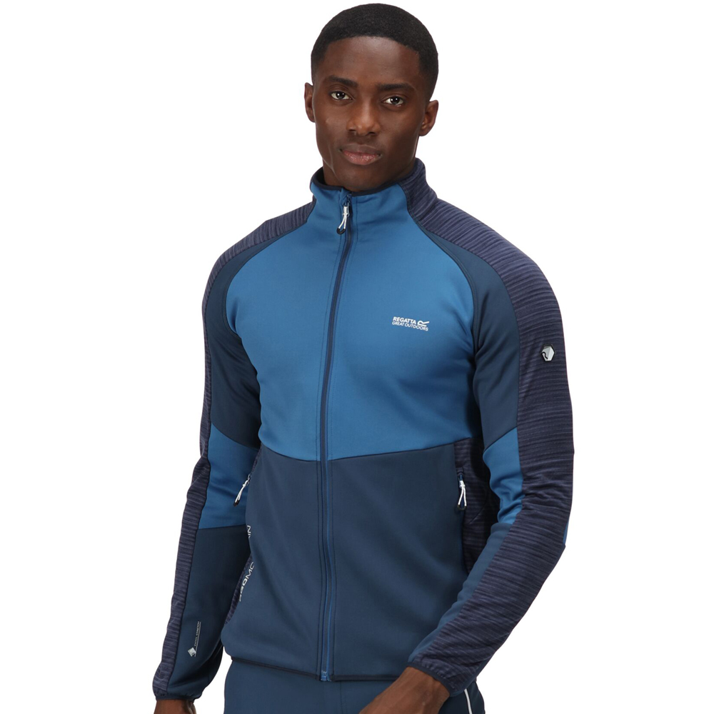 Regatta Mens Yare V Extol Stretch Full Zip Fleece Jacket XXL - Chest 46-48' (117-122cm)