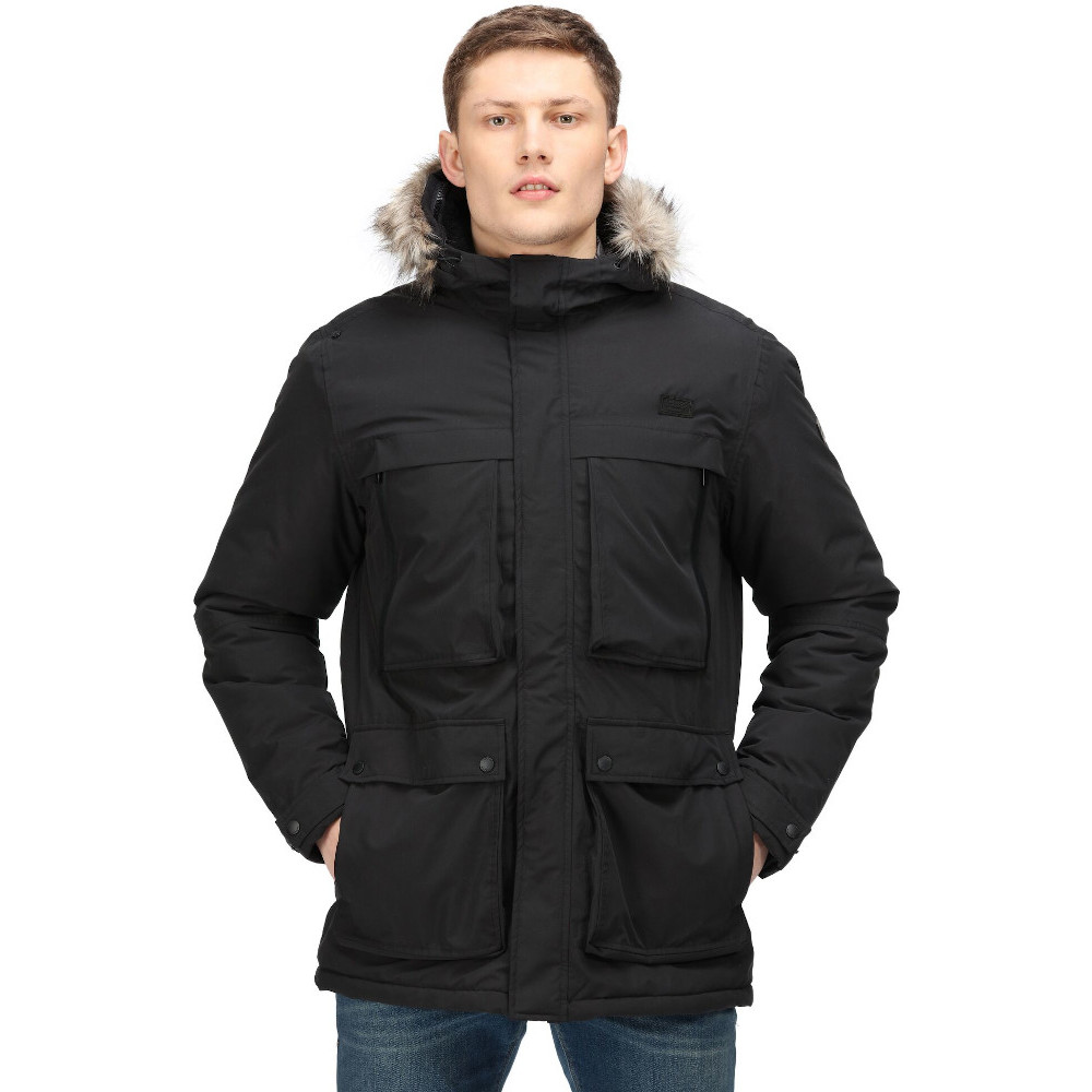Regatta Mens Volter Insulated Waterproof Parka Jacket XL - Chest 43-44’ (109-112cm)