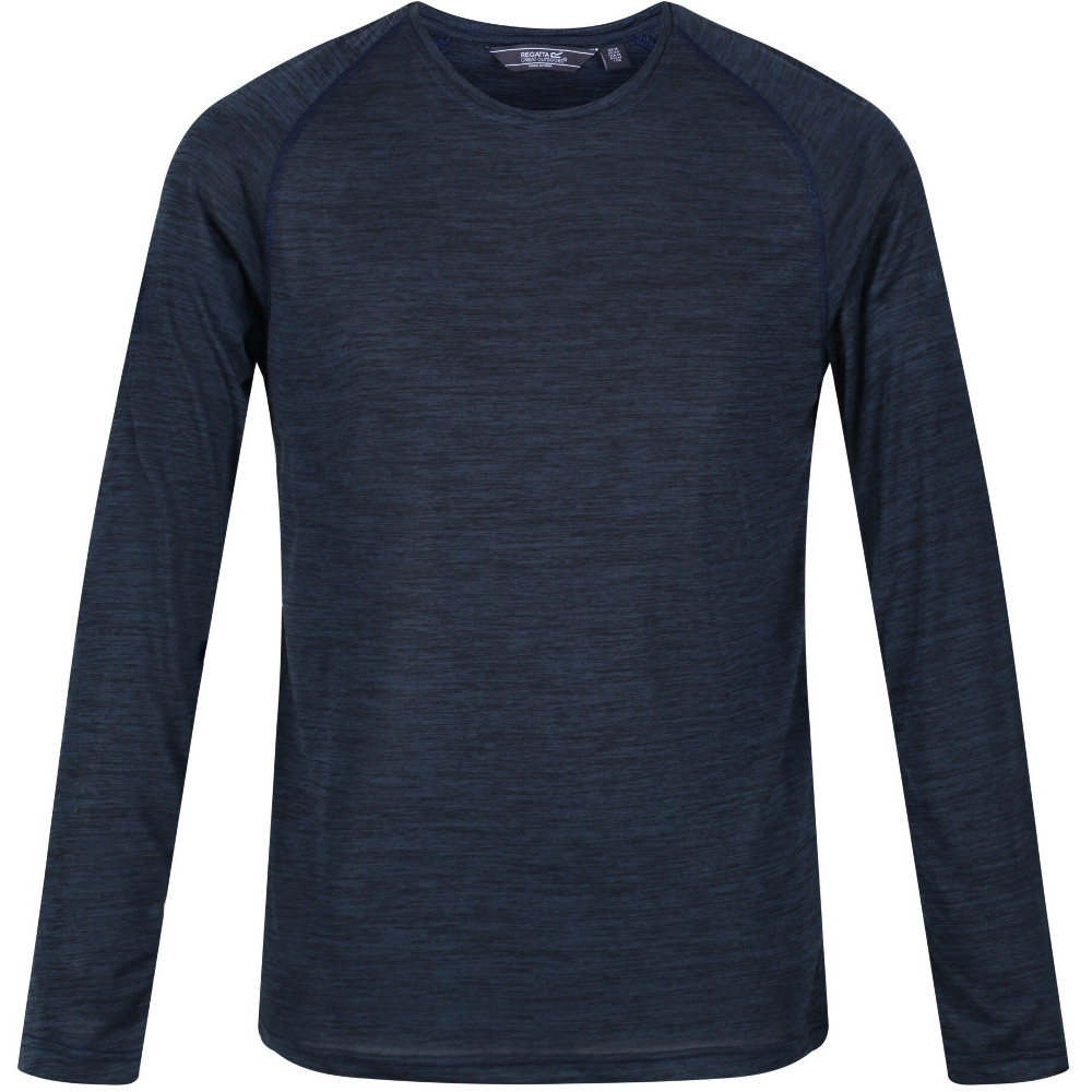 Regatta Mens Burlow Wicking Quick Drying Long Sleeve T Shirt XXL- Chest 46-48’ (117-122cm)