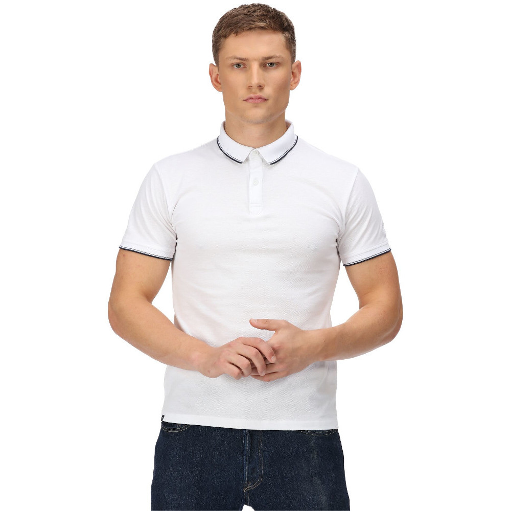 Regatta Mens Tadeo Coolweave Cotton Short Sleeve Polo Shirt 3XL- Chest 49-51’ (124.5-129.5cm)