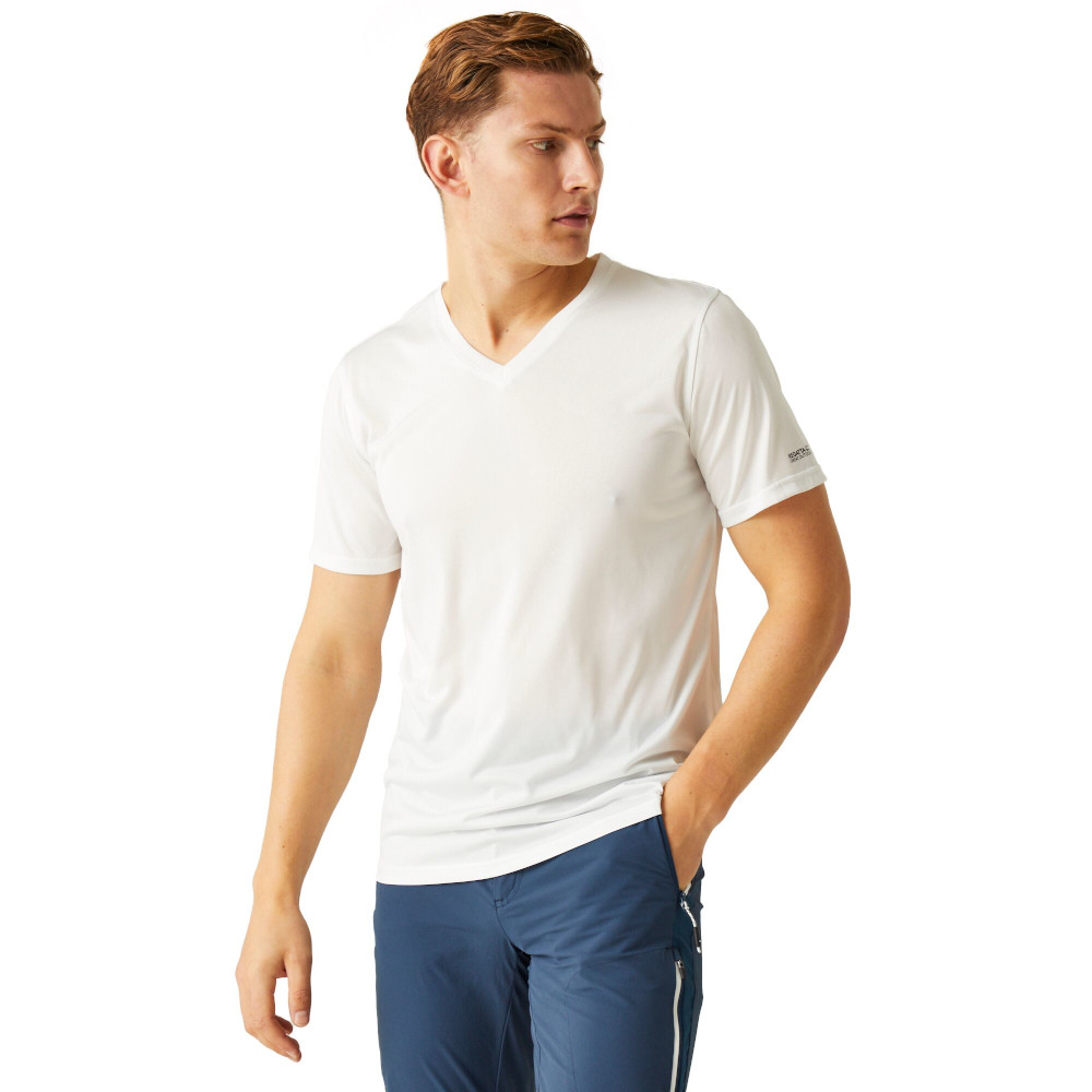 Regatta Mens Fingal V Neck Short Sleeve T Shirt XL - Chest 43-44’ (109-112cm)