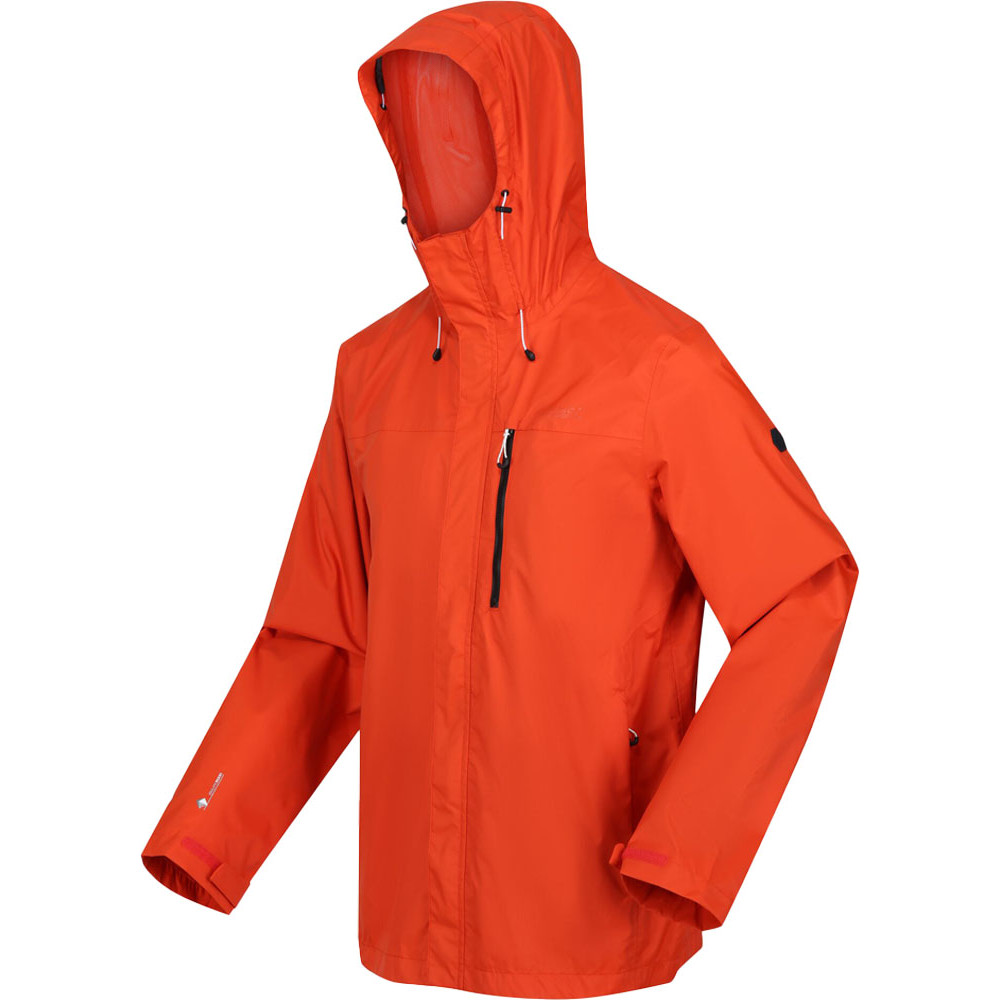 Regatta Mens Baslow Breathable Waterproof Rain Jacket L - Chest 41-42’ (104-106.5cm)