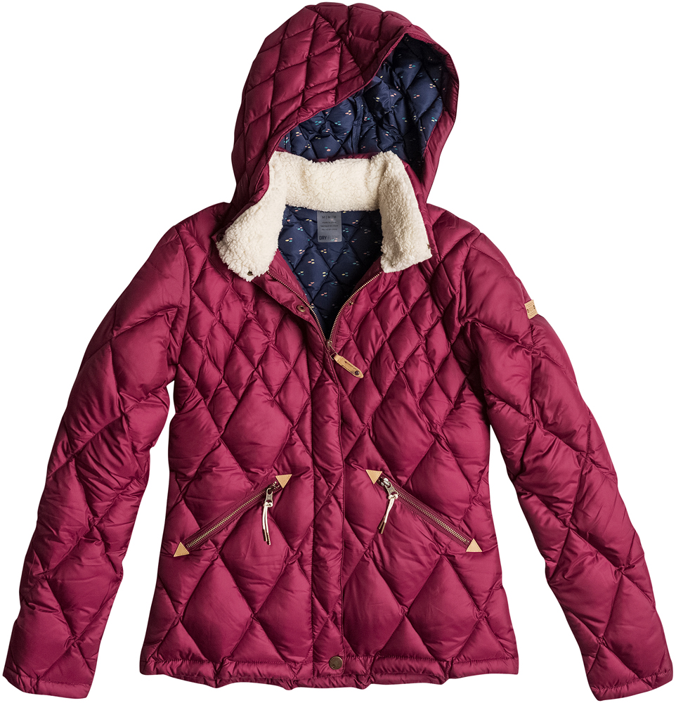 Roxy Ladies Vicky Insulated Cold Weather Jacket, Red
