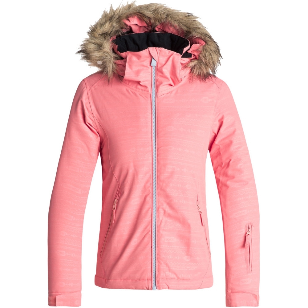 Roxy Girls Jet Ski Embossed Waterproof Warm Ski Coat Jacket 14 - Chest 31.5' (80cm)