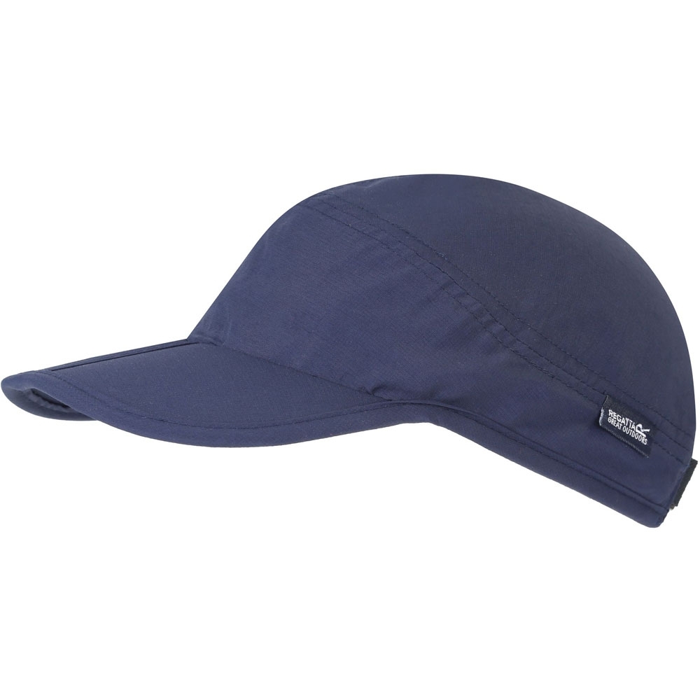 Regatta Mens Folding Peak Polyester Adjustable Ripstop Baseball Cap One Size