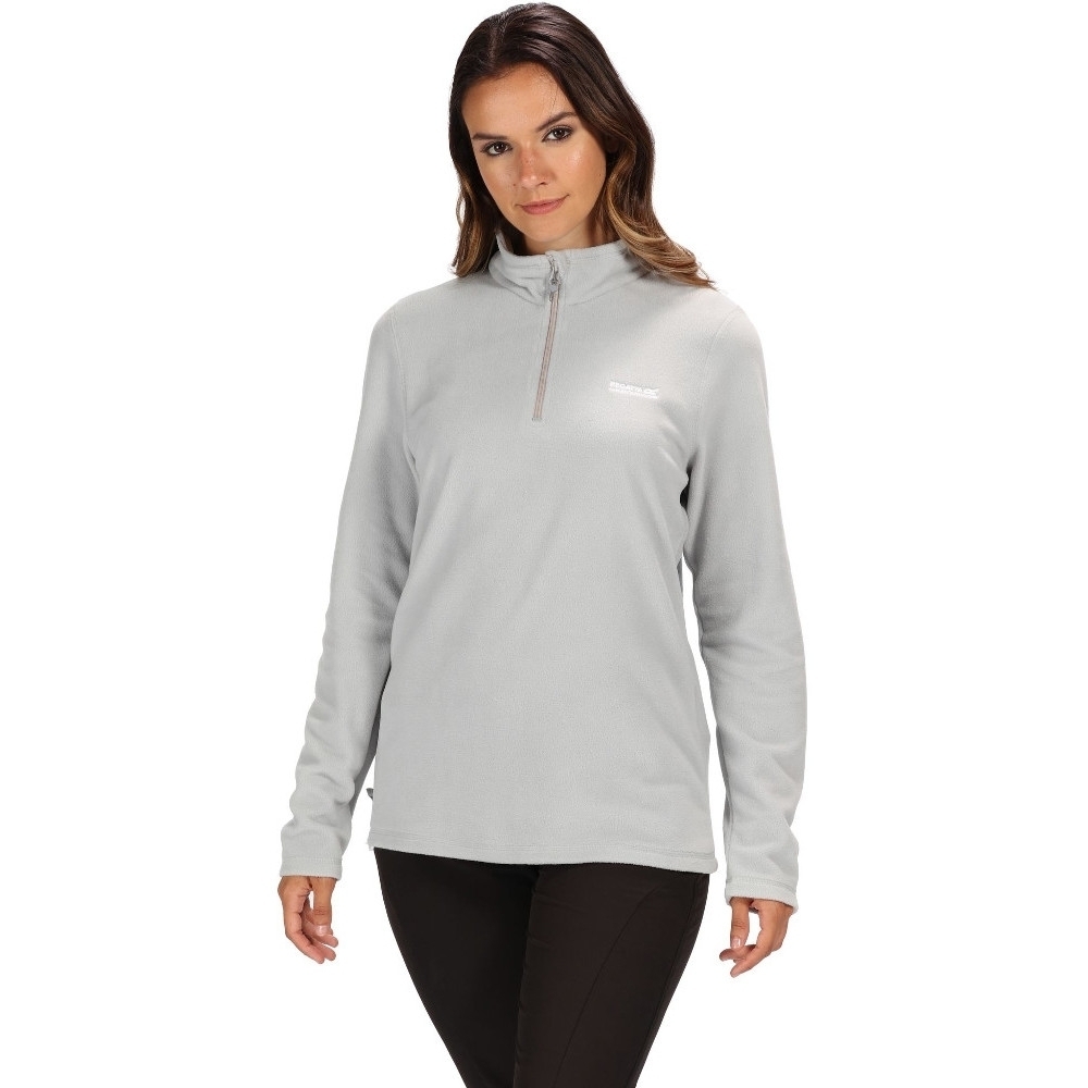 Image of Regatta Women's Sweethart Lightweight Half-Zip Fleece Light Steel, Size: 12
