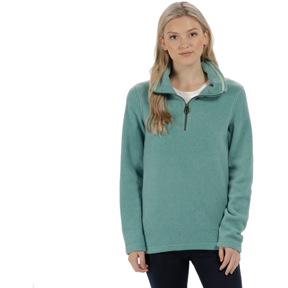 Regatta Womens/Ladies Solenne 1/4 Zip Symmetry Fleece Casual Jacket UK Size 10 - Chest 34 (86cm)