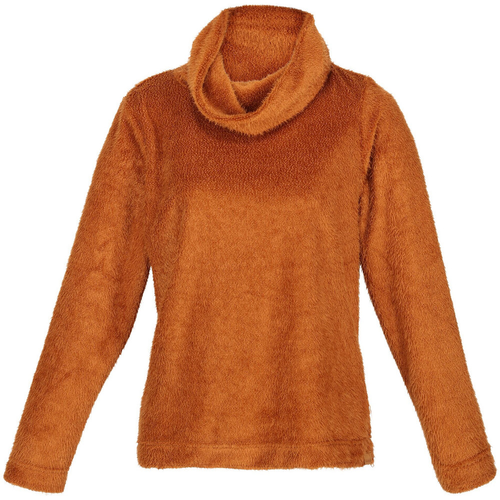 Regatta Womens Hedda Cowl Neck Knit Effect Fleece Sweat 12 - Bust 36’ (92cm)