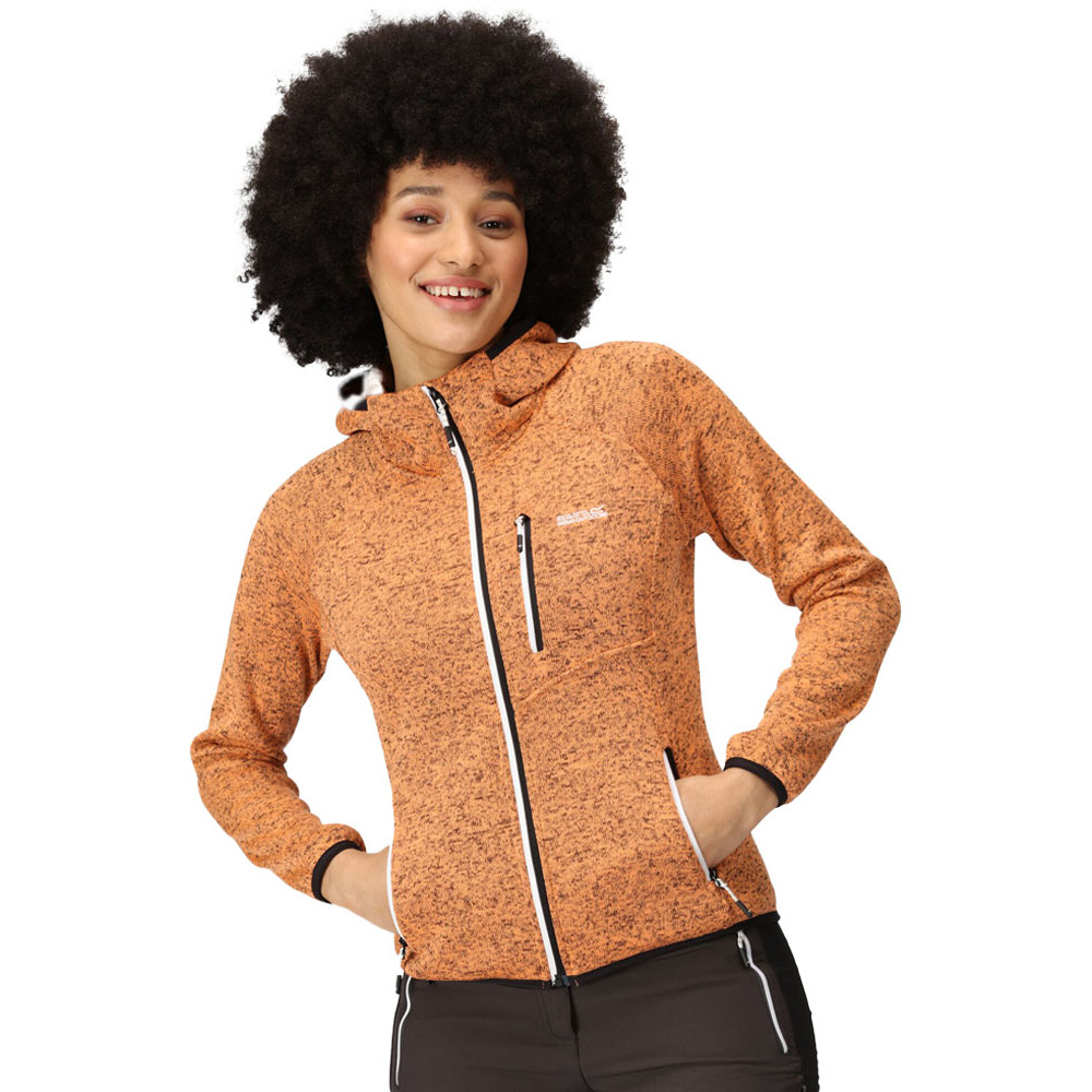 Regatta Womens Hood Newhill Full Zip Hooded Fleece Jacket 8 - Bust 32’ (81cm)