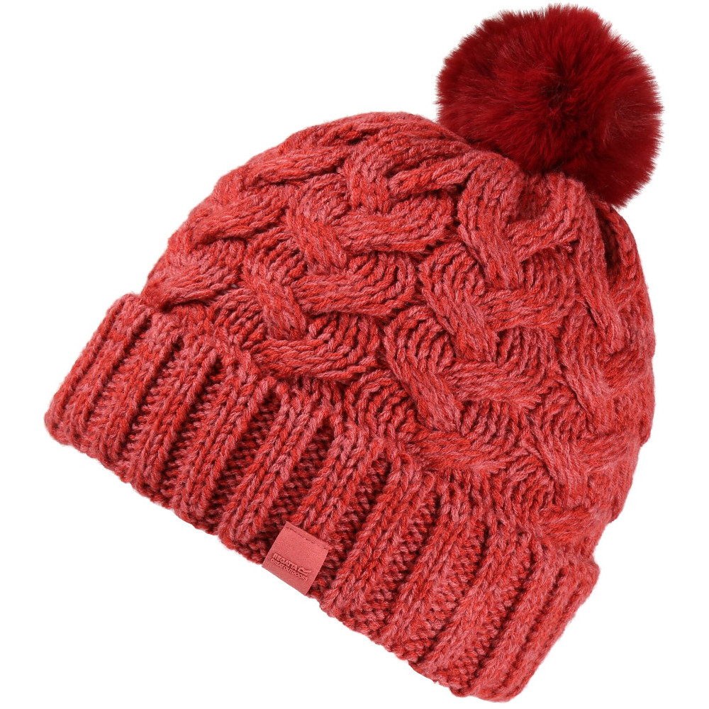 Regatta Womens Lovella V Chunky Cable knitted Hat One Size