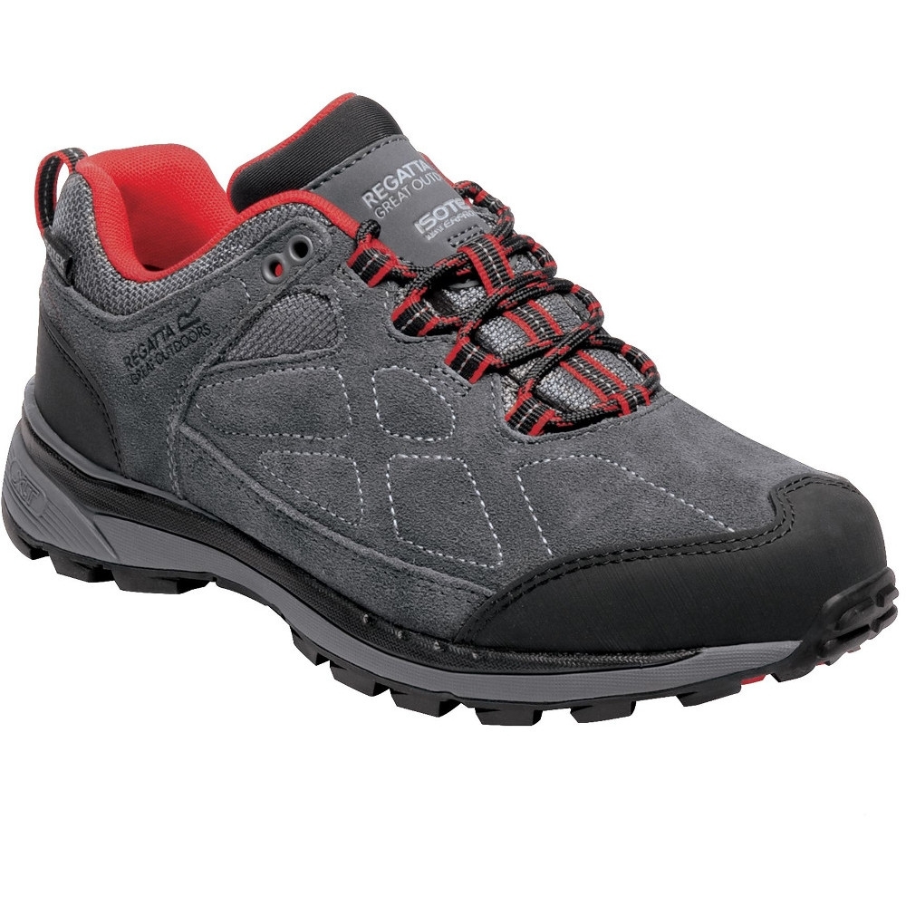 Regatta Womens/Ladies Samaris Suede Low Waterproof Fabric Hiking Shoes UK Size 3 (EU 36)