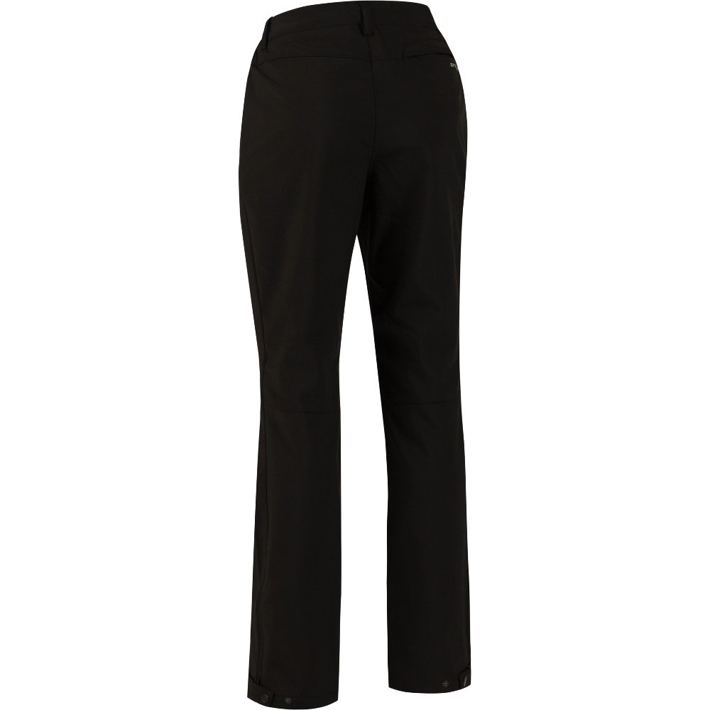 【美品】W 2T SLACKS WATER REPELLENT BLACK【L】 Regatta Womens/Ladies Geo II Softshell Wind Resistant