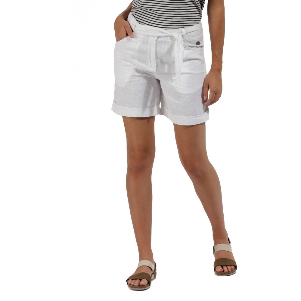Regatta Womens/Ladies Samarah Coolweave Cotton Casual Walking Shorts UK Size 10 - Waist 27’ (68cm)