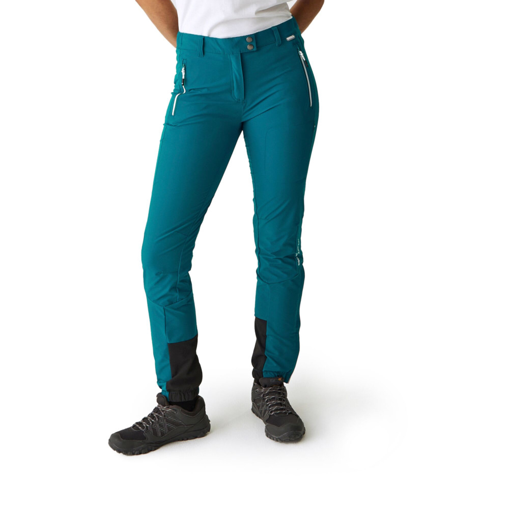 Regatta Womens Mountain Isoflex Stretch Walking Trousers UK Size 14R - Waist 31’ (79cm) Inside Leg 31’