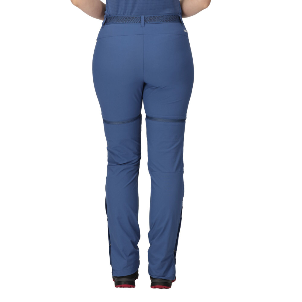 Regatta Womens Mountain Zip Off Water Repellent Trousers UK 14S - Waist 31’ (79cm) Inside Leg 29’