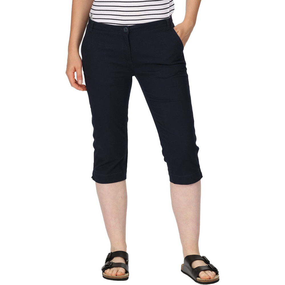 Product image of Regatta Womens Bayla 3/4 Capri Chino Shorts 10 - Waist 27' (68cm)