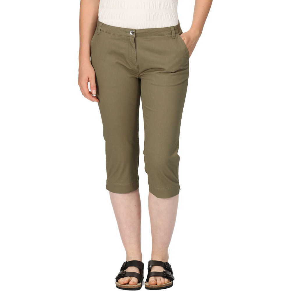 Product image of Regatta Womens Bayla 3/4 Capri Chino Shorts 20 - Waist 38' (96cm)
