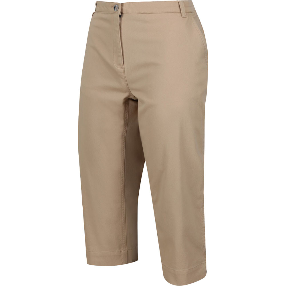 Product image of Regatta Womens Bayla 3/4 Capri Chino Shorts 18 - Waist 36' (91cm)