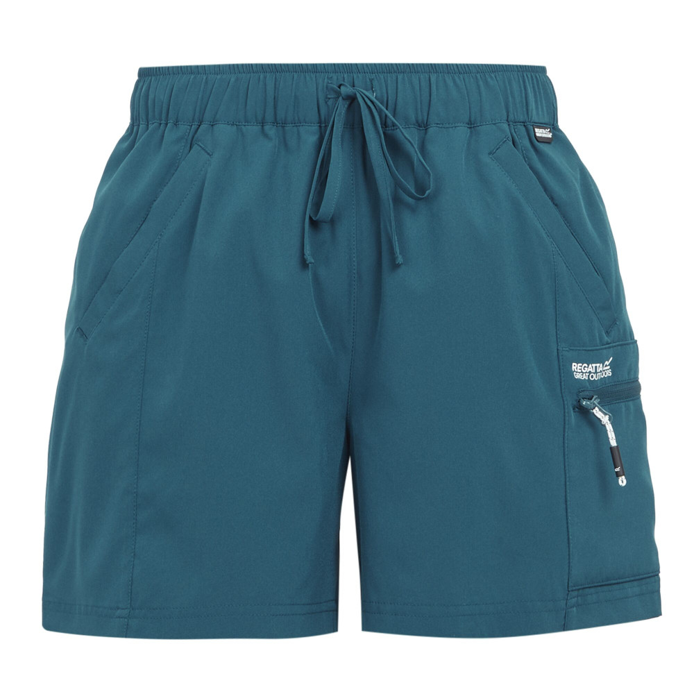 Regatta Womens Travel Lightweight Packaway Shorts Size 10 - Waist 28.5’ (72cm), Inside Leg 29’