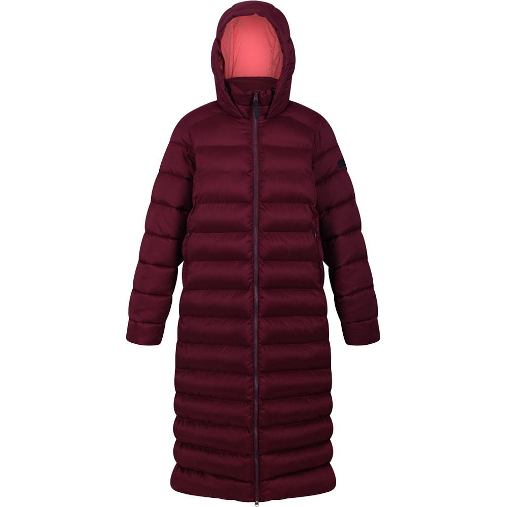 Regatta Womens Elender Longline Padded Hooded Jacket Coat 10 - Bust 34’ (86cm)