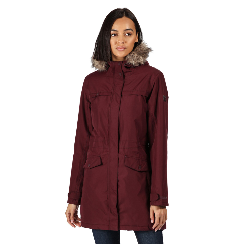 Regatta Womens Serleena II Waterproof Insulated Parka Coat 8 - Bust 32’ (81cm)