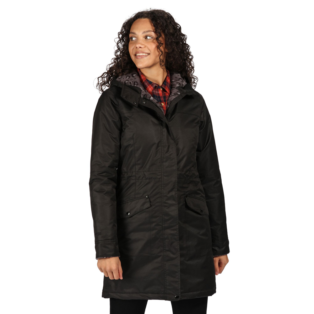 Women's rimona waterproof insulated hooded parka jacket balsam 2025 green