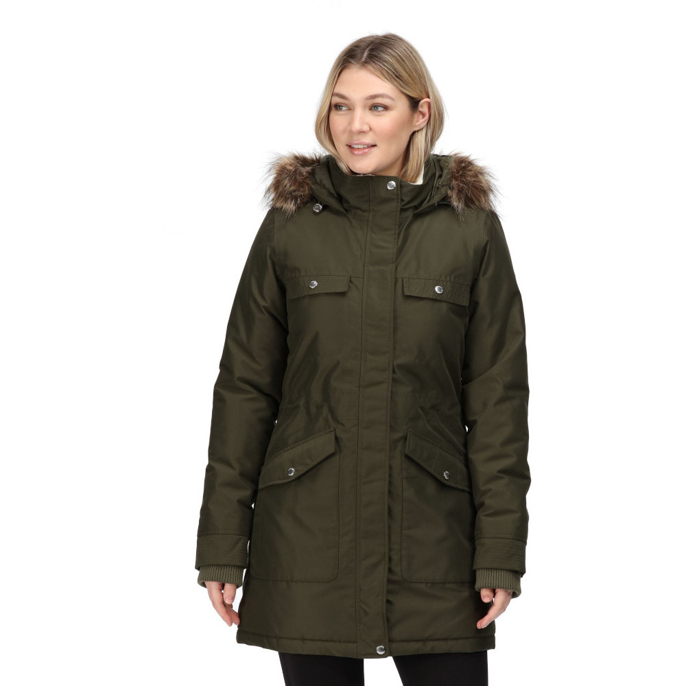 Regatta Womens Samiyah Waterproof Hooded Parka Jacket Coat