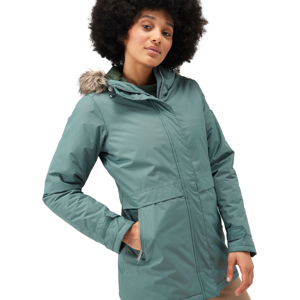 Regatta Womens Myla II Waterproof Hooded Insulated Coat 14 - Bust 38’ (97cm)