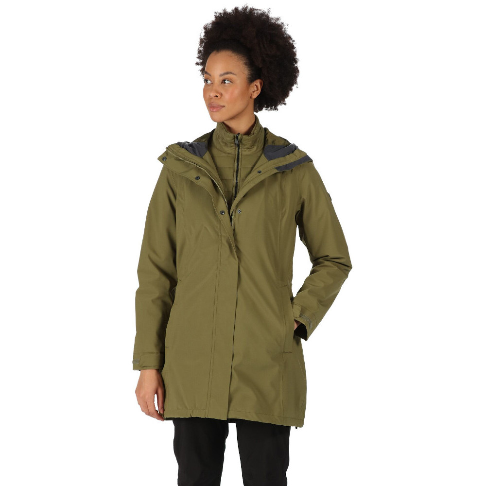 Regatta Womens Denbury III Waterproof Breathable Parka Coat 8 - Bust 32’ (81cm)