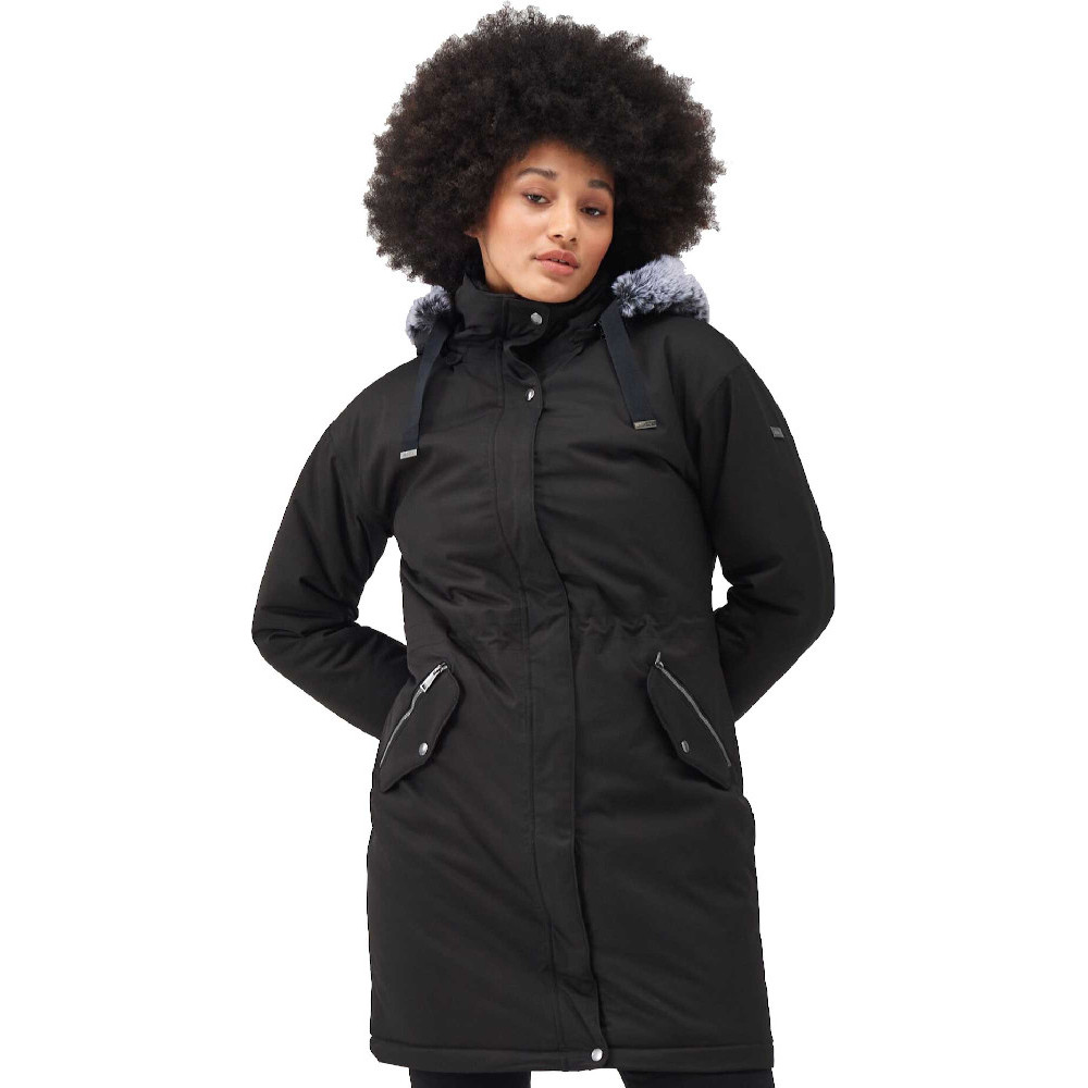 Regatta Womens Samaria Waterproof Hooded Parka Jacket Coat 14 - Bust 38’ (97cm)