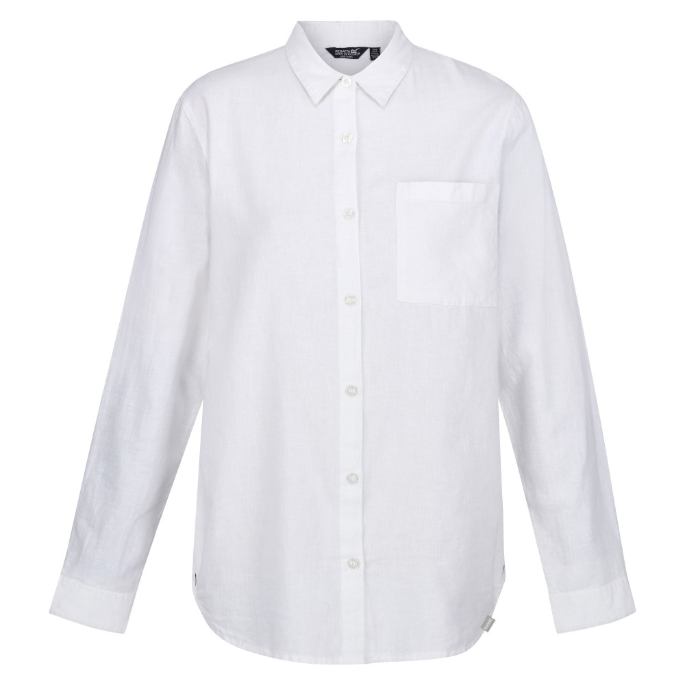Regatta Womens Primevere Cotton Blend Long Sleeved Shirt 12 - Bust 36’ (92cm)