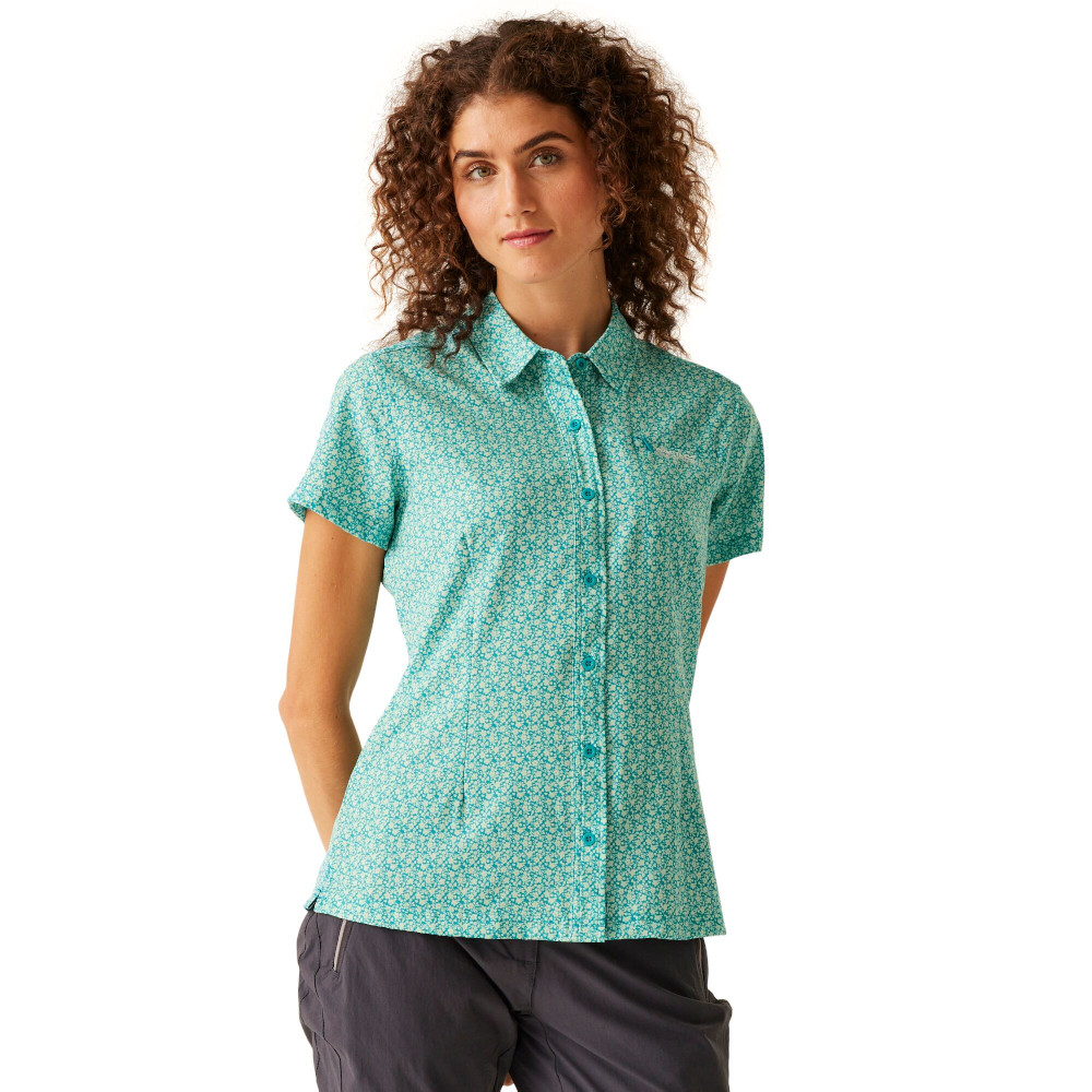 Regatta Womens Travel Packaway Short Sleeve Shirt 18 - Bust 43’ (109cm)