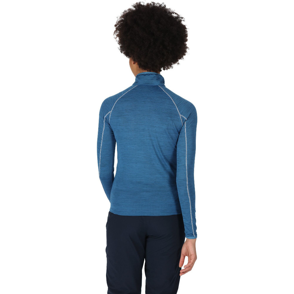 Regatta Womens/Ladies Yonder Half Zip Long Sleeve Moisture Wicking Top 12 - Bust 36’ (92cm)