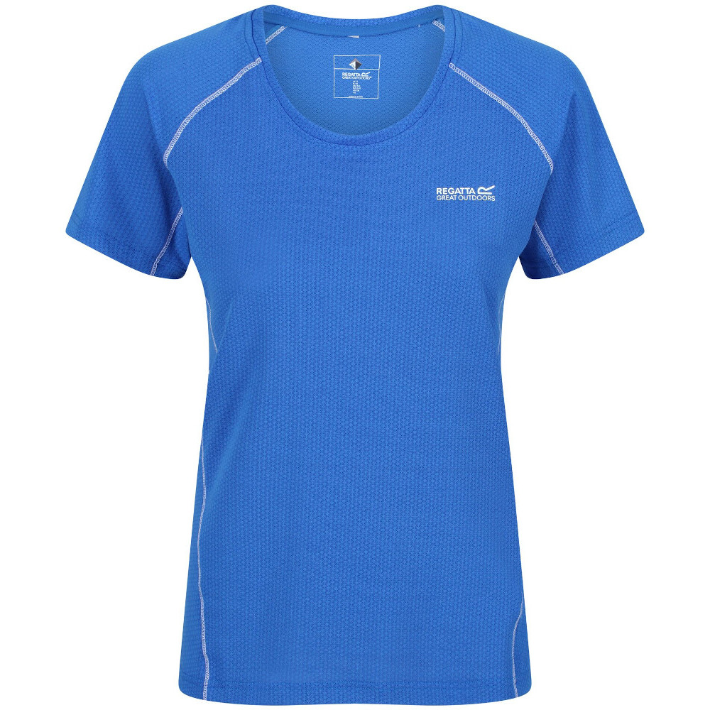 Regatta Womens Devote II Quick Drying Short Sleeve T Shirt 12 - Bust 36’ (92cm)