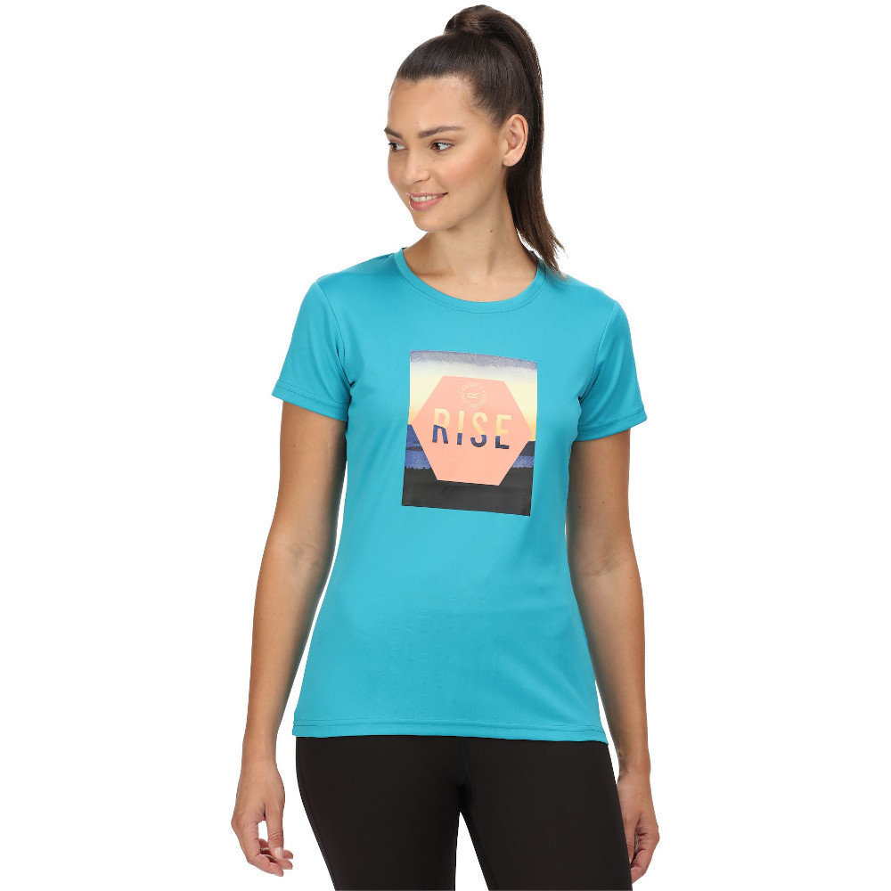 Product image of Regatta Womens Fingal VI Quick Drying Short Sleeve T Shirt 14 - Bust 38' (97cm)