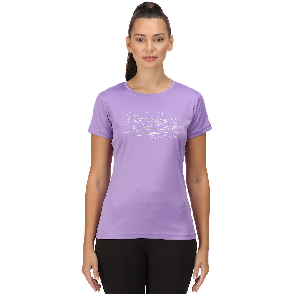 Regatta Womens Fingal VI Quick Drying Short Sleeve T Shirt 10 - Bust 34’ (86cm)