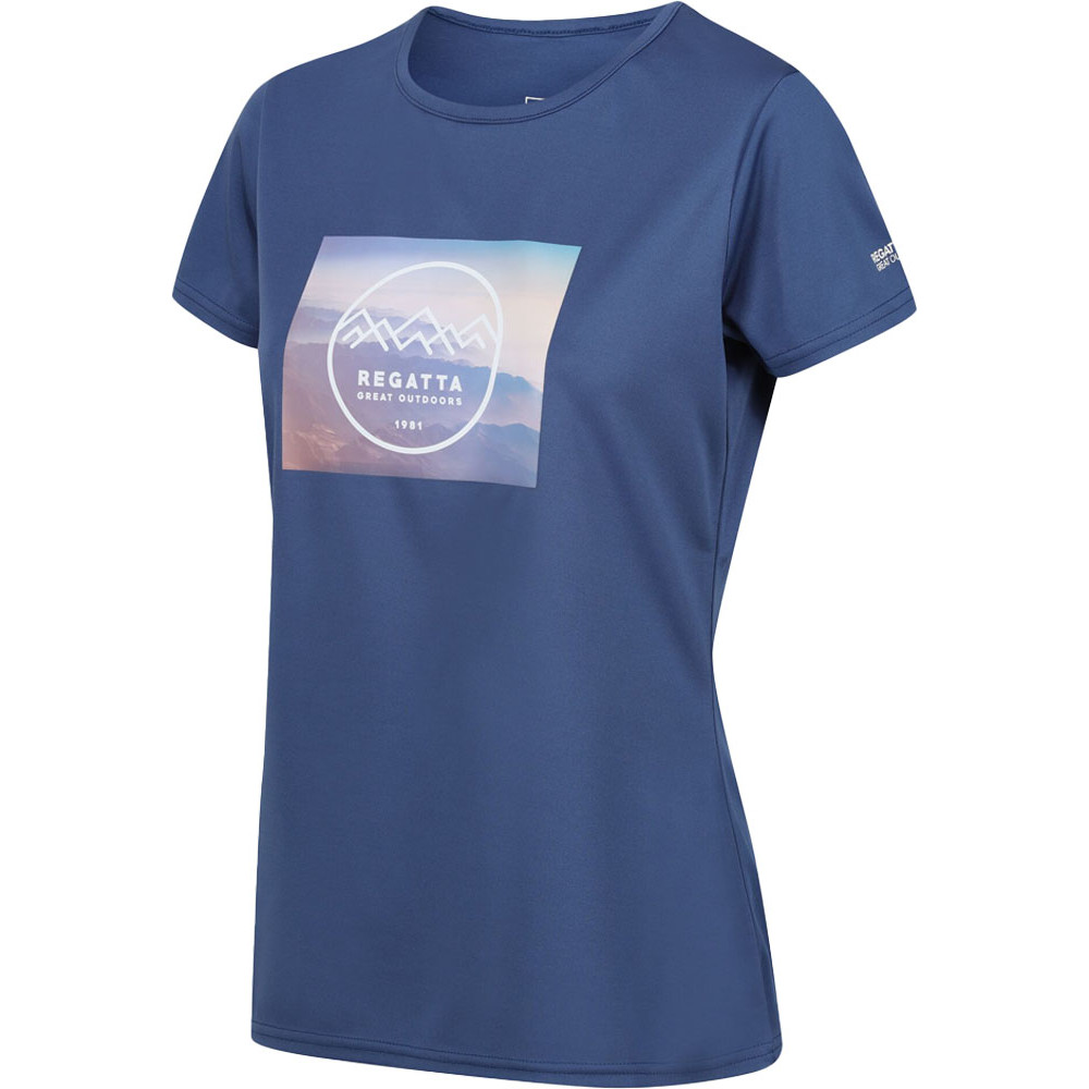 Regatta Womens Fingal VII Breathable Quick Drying T Shirt 26 - Bust 52’ (132cm)