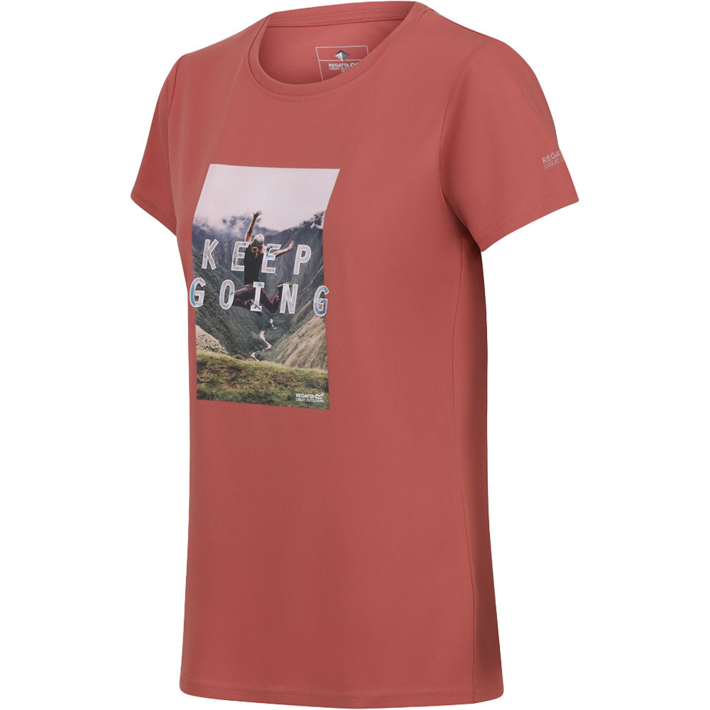 Regatta Womens Fingal VII Breathable Quick Drying T Shirt 14 - Bust 38’ (97cm)