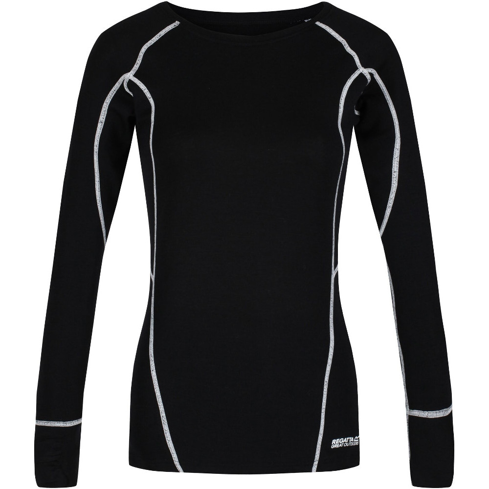 Regatta Womens/Ladies Beru Merino Wool Long Sleeve Baselayer T shirt 18 - Bust 43’ (109cm)