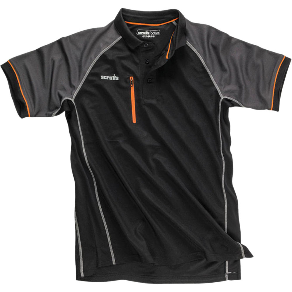 Scruffs Mens Trade Active Lightweight Work Polo Shirt XL - Chest Size 41/43’