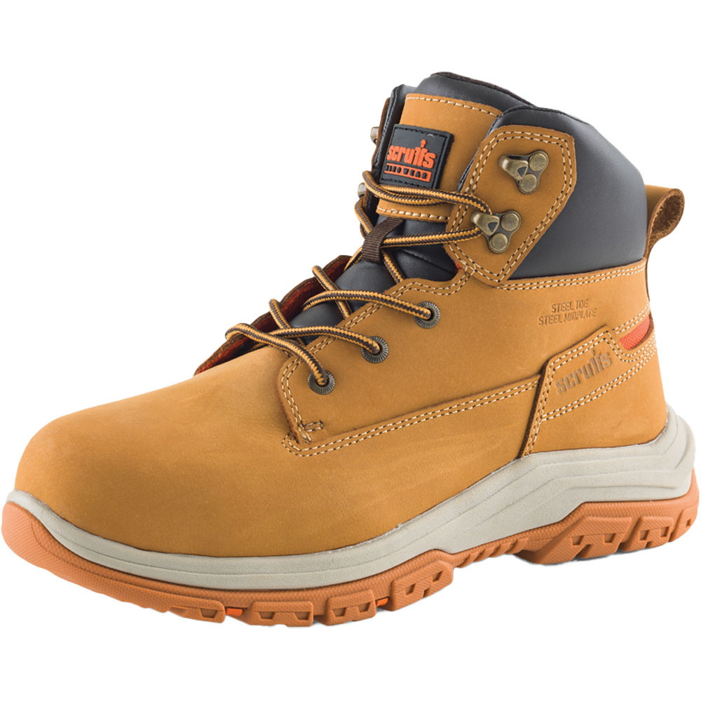 Scruffs Mens Ridge Steel Toecap Leather Safety Boots UK Size 7 (EU 41)