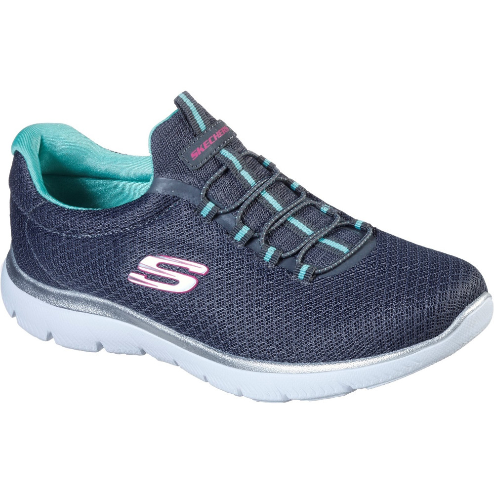 Skechers Womens Summits Slip On Lightweight Sports Trainers Outdoor Look