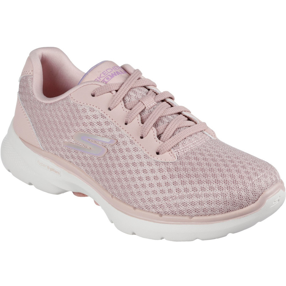 Skechers Womens GOwalk 6 Iconic Vision Lace Up Trainers UK Size 4 (EU 37)