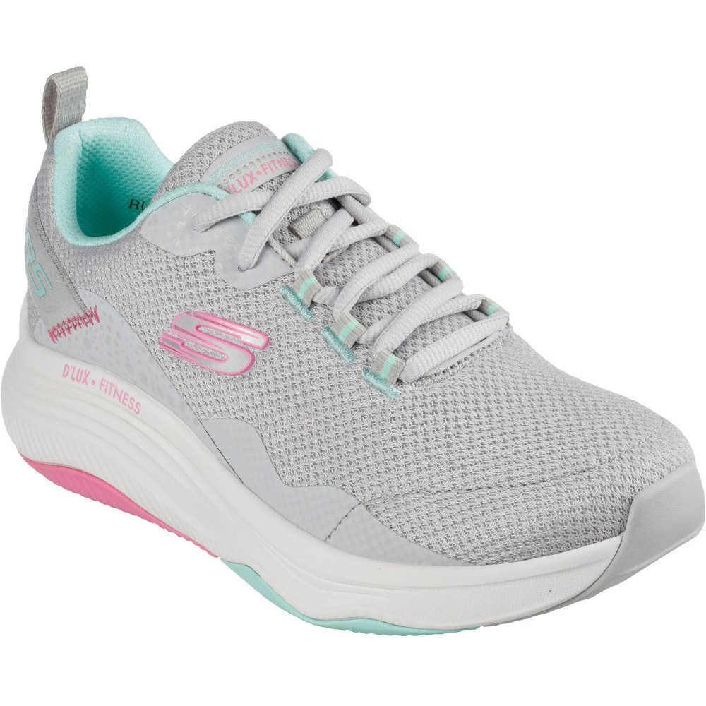 Skechers Womens D Lux Fitness Roam Free Lace Up Trainers UK Size 7 (EU 40)